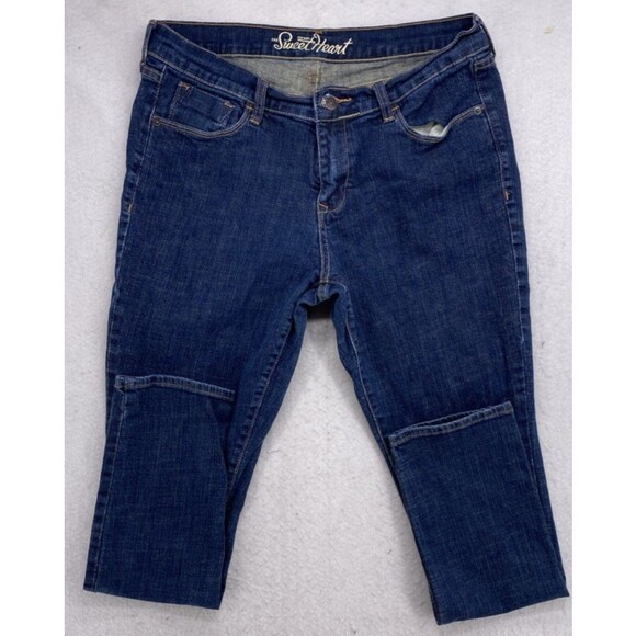 Old Navy The Sweetheart Jeans Women's 12L Dark Wash Straight Leg Denim - Picture 8 of 11